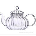 new design Food Grade Glass Teapot With Infuser